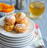 Orange-Cream Ebelskivers - Danish-style Filled Pancakes