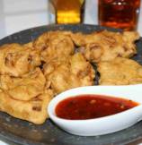 Onion and Scallion Chickpea Flour Fritters