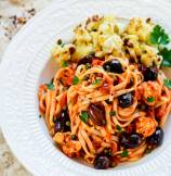 Roasted Cauliflower Pasta Puttanesca