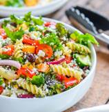 Deli Style Pasta Salad with Kale