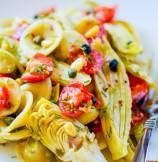 Roasted Fennel and Artichoke Pasta Salad