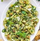 Kale Pesto Pappardelle Pasta