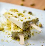 Black Pepper and Pistachio Ice Cream Pops