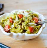 Pasta with Basil and Pistachio Pesto