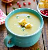 Creamy Potato Leek Soup in Pressure Cooker