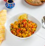 Potatoes, Squash and Poblano Curry Hash