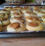 Mini Chicken Sausage Pin Wheels