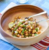 Nutty Quinoa and Chickpeas Salad