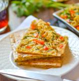 Ramen Noodles Stuffed Snack Flat Bread