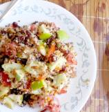 Red Quinoa and Apple Salad