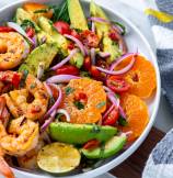 Grilled Shrimp Avocado Salad