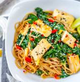 Buckwheat Soba Noodles with Coconut-Lime Tofu 