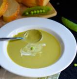 Spring Green Pea Soup - Vegan and Gluten Free