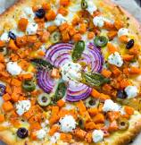 Butternut Squash Pizza with Goat Cheese, Fennel and Sage