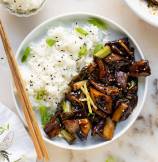 Stir Fried Eggplant with Garlic Sauce