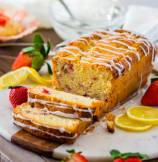 Lemon Strawberry Pound Cake