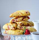 Fresh Strawberry Cream Scones