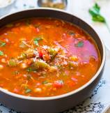 Vegetarian Stuffed Pepper Soup