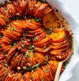 Smoky Maple Vegan Sweet Potato Gratin