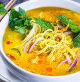 Chicken Khao Soi - Yellow Coconut Curry Soup