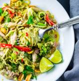 Thai Green Curry Chicken Noodles