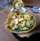 Vegan Tofu Egg Salad Wrap