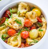 Cherry Tomato Basil Tortellini Pasta