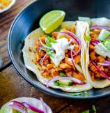 Leftover Turkey Chipotle Potato Hash Tacos