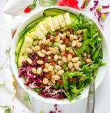 Tuscan White Bean Salad with Arugula