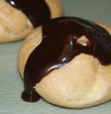 Cream Puffs with Chocolate Glaze