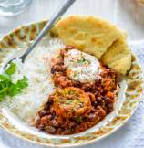 Meatless Meatballs with Beans and Tomato Sauce