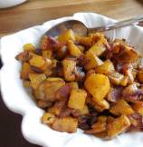 Curried Yellow Beets and Peanut Hash