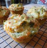 Zucchini and Spinach Muffins