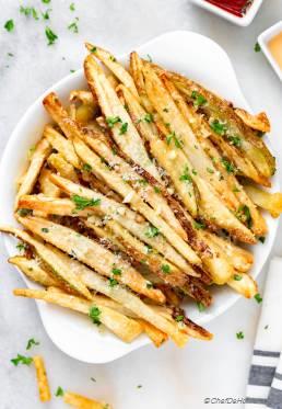 Homemade French Fries in Air Fryer