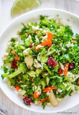 Cauliflower and Broccoli Detox Salad