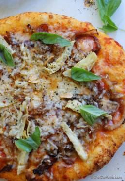 Made From Scratch Caramelized Onion Pizza