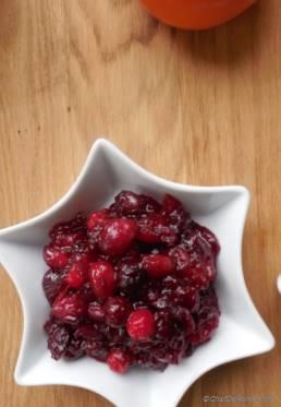 Cardamom Infused Chunky Cranberry Sauce