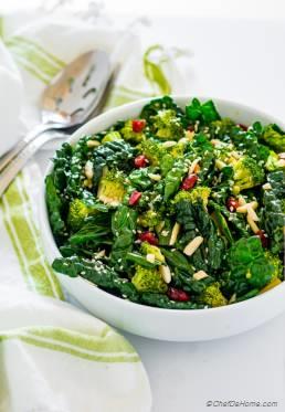 Emerald Kale Broccoli Salad 