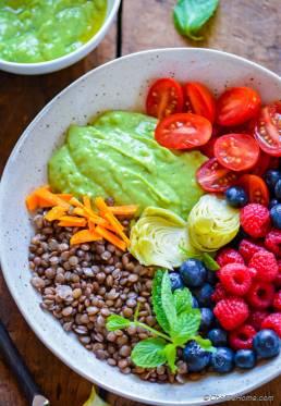 Healthy Summer Glow Lentil Salad