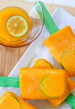 Mango On The Rocks Cocktail Ice Pops