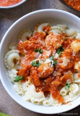 Masala Pasta in Spiced Tikka Masala Sauce