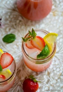 Strawberry Basil Lemonade