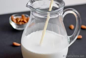 Step for Recipe - DIY | How to make Almond Milk | Vegan Coffee Creamer