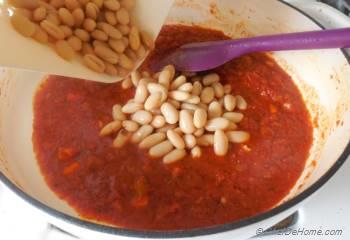 Step for Recipe - Cannellini Beans Ragu Fettuccine Pasta