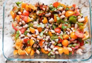 Step for Recipe - Roasted Poblano and Black-Eyed Peas Salsa