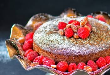 Step for Recipe - Honey Almond Chocolate Olive Oil Cake