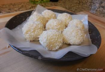 Step for Recipe - Coconut Cardamom Truffles