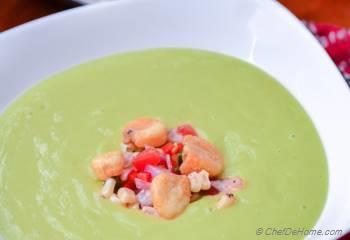 Step for Recipe - Chilled Avocado and Roasted Corn Soup