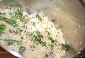 Step for Recipe - Couscous with Asparagus and Lemon