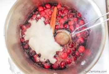 Step for Recipe - Cranberry Chutney with Ginger